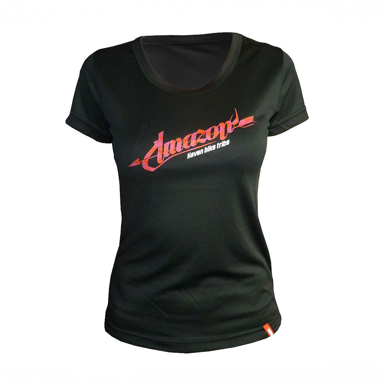 HAVEN Cyklistický dres s krátkym rukávom - AMAZON LADY MTB - čierna/červená XS