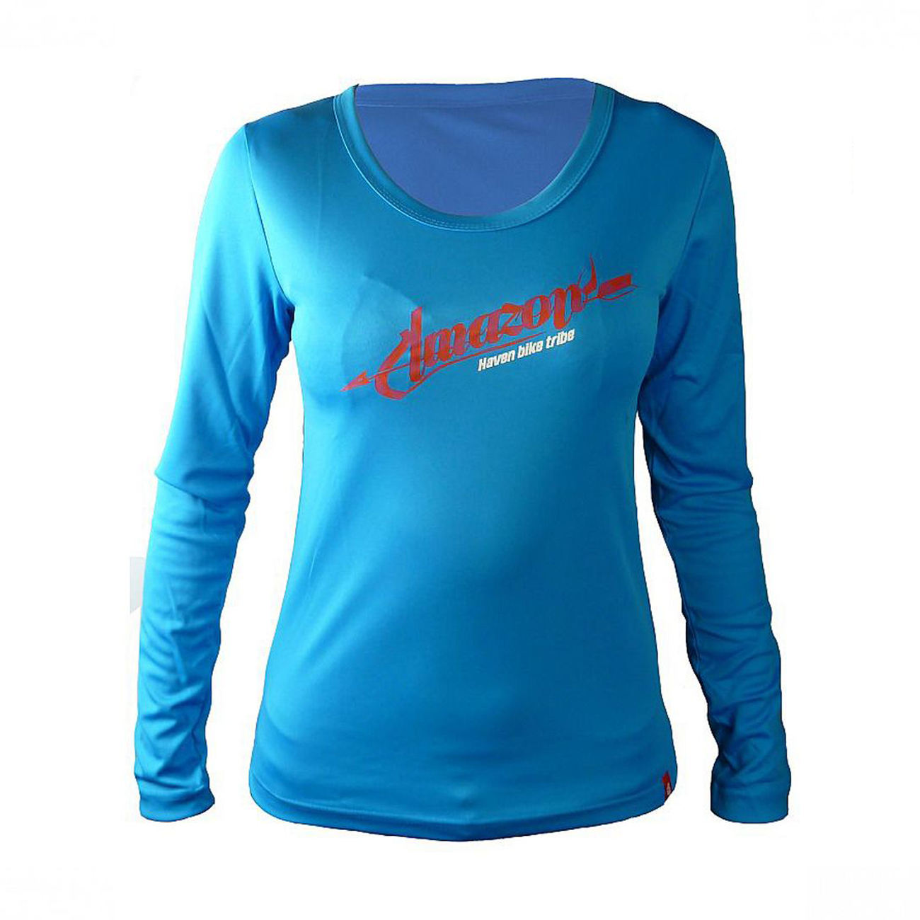 
                HAVEN Cyklistické tričko s dlhým rukávom - AMAZON LADY LONG MTB - modrá/ružová XS
            