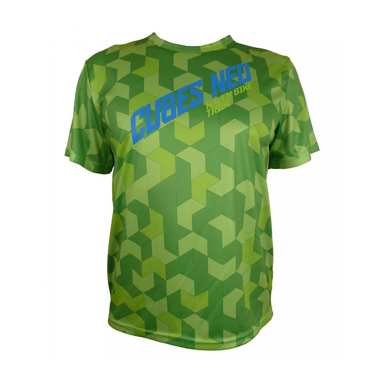 HAVEN Cyklistický dres s krátkym rukávom - CUBES NEO MTB - čierna