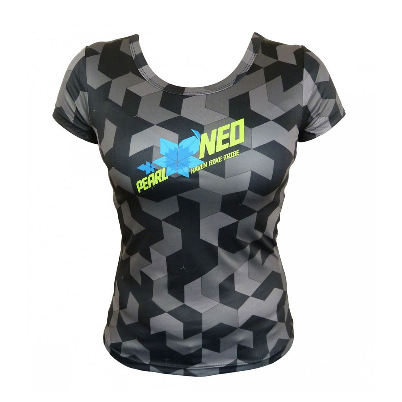 HAVEN Cyklistický dres s krátkym rukávom - PEARL NEO LADY MTB - čierna