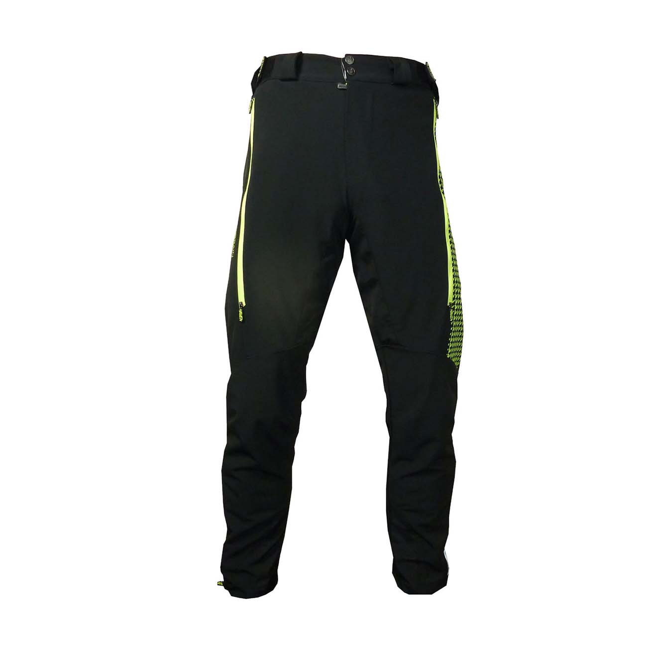 
                HAVEN Cyklistické nohavice dlhé bez trakov - RAINBRAIN - čierna/zelená XL
            