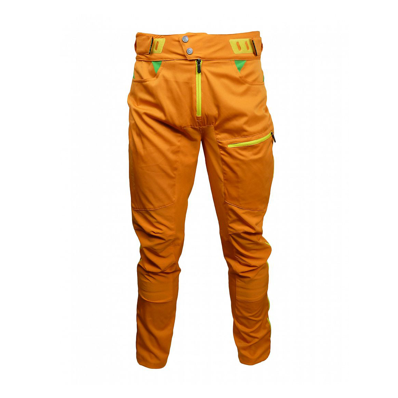 
                HAVEN Cyklistické nohavice dlhé bez trakov - SINGLETRAIL LONG - oranžová 3XL
            