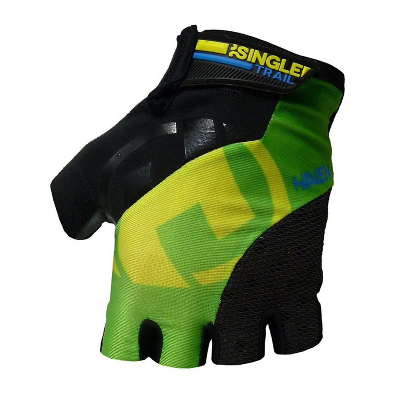 
                HAVEN Cyklistické rukavice krátkoprsté - SINGLETRAIL - čierna/zelená
            