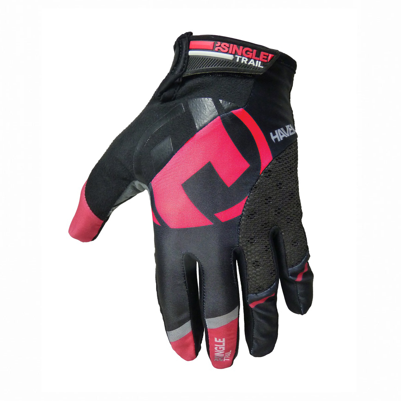 
                HAVEN Cyklistické rukavice dlhoprsté - SINGLETRAIL LONG - ružová/čierna XL
            