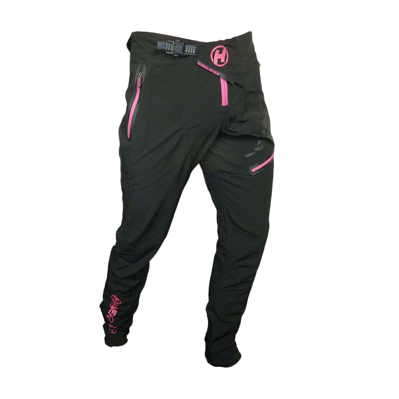 
                HAVEN Cyklistické nohavice dlhé bez trakov - ENERGIZER LONG  - ružová/čierna XL
            