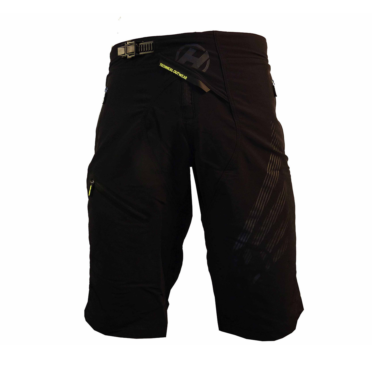 
                HAVEN Cyklistické nohavice krátke bez trakov - ENERGIZER III - čierna XL
            