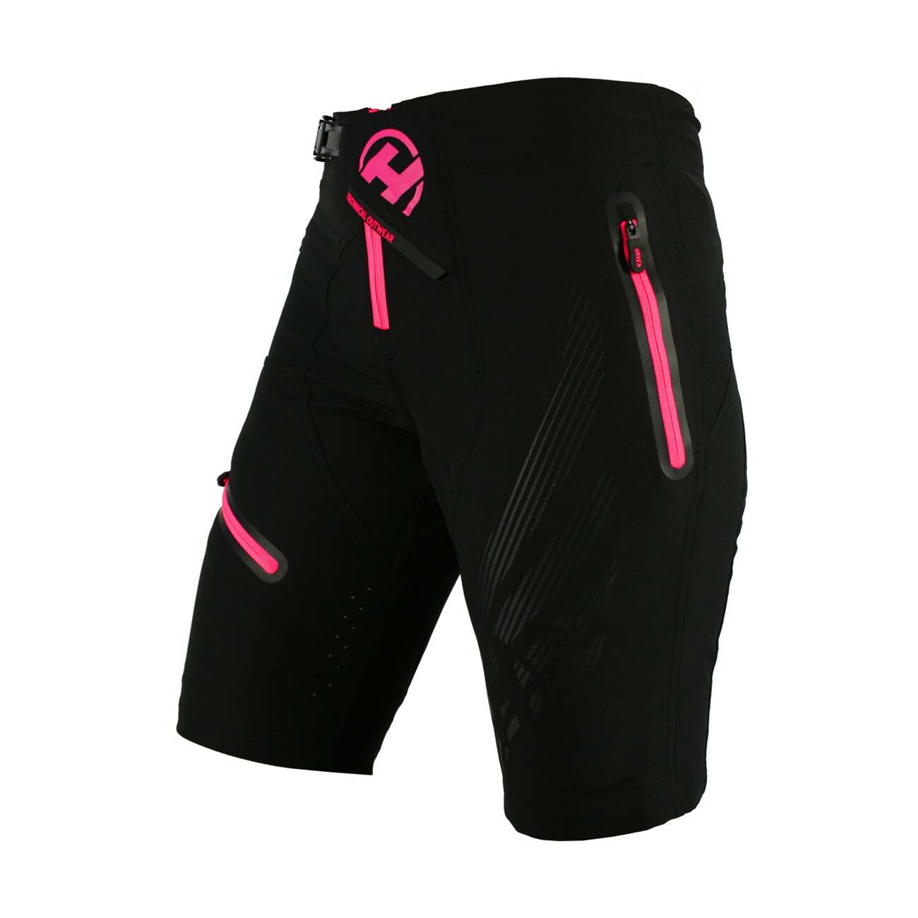 
                HAVEN Cyklistické nohavice krátke bez trakov - ENERGY LADY - ružová/čierna XL
            
