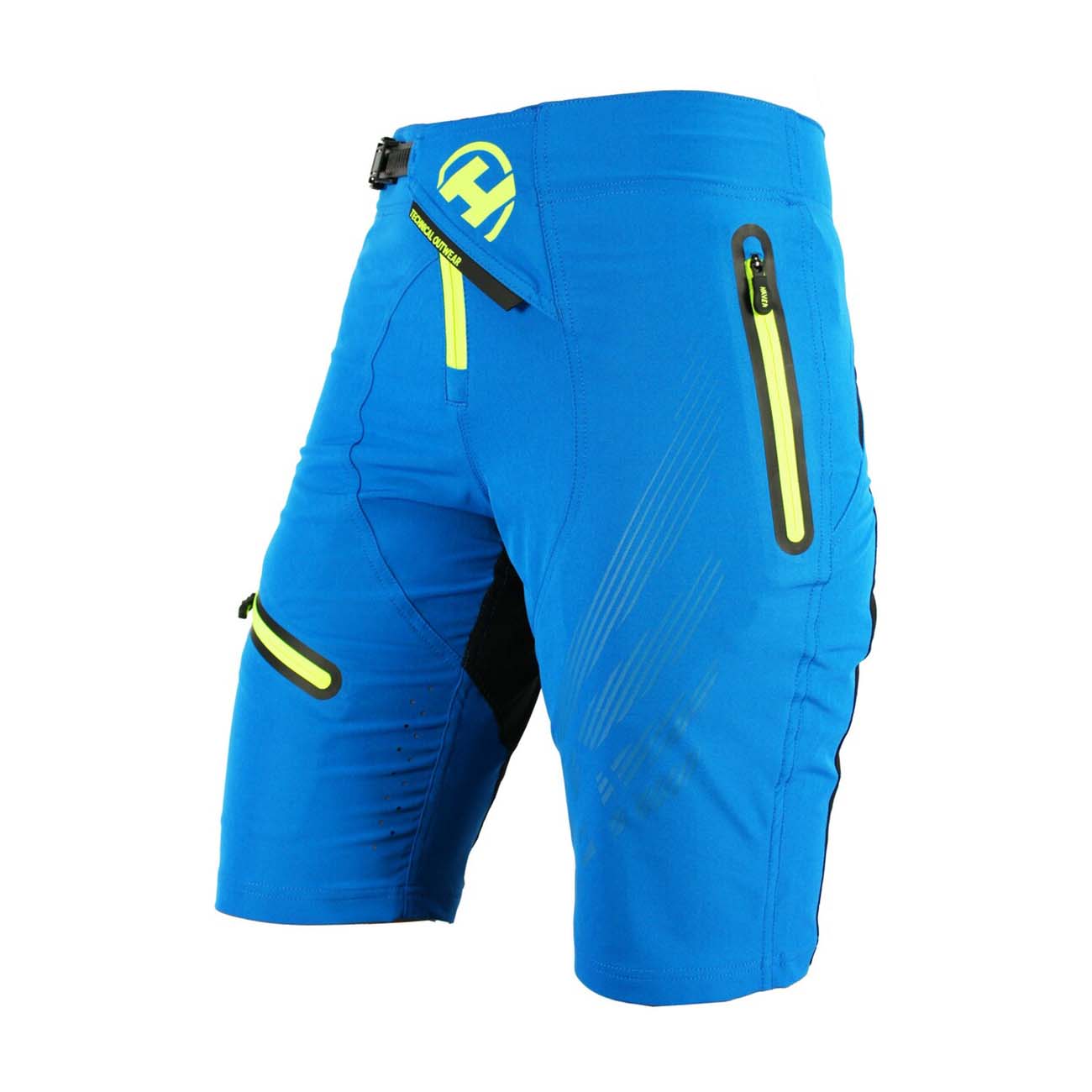 
                HAVEN Cyklistické nohavice krátke bez trakov - ENERGY LADY - žltá/modrá L
            
