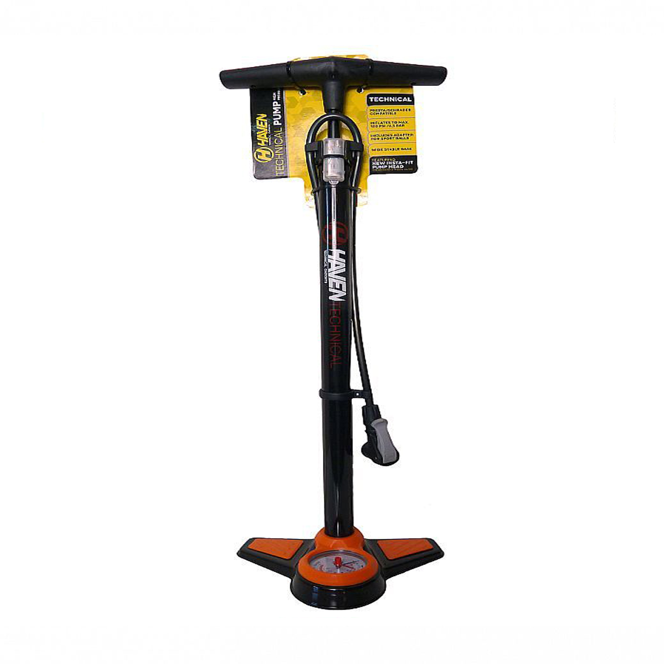HAVEN pumpa - TECHNICAL - oranžová/čierna