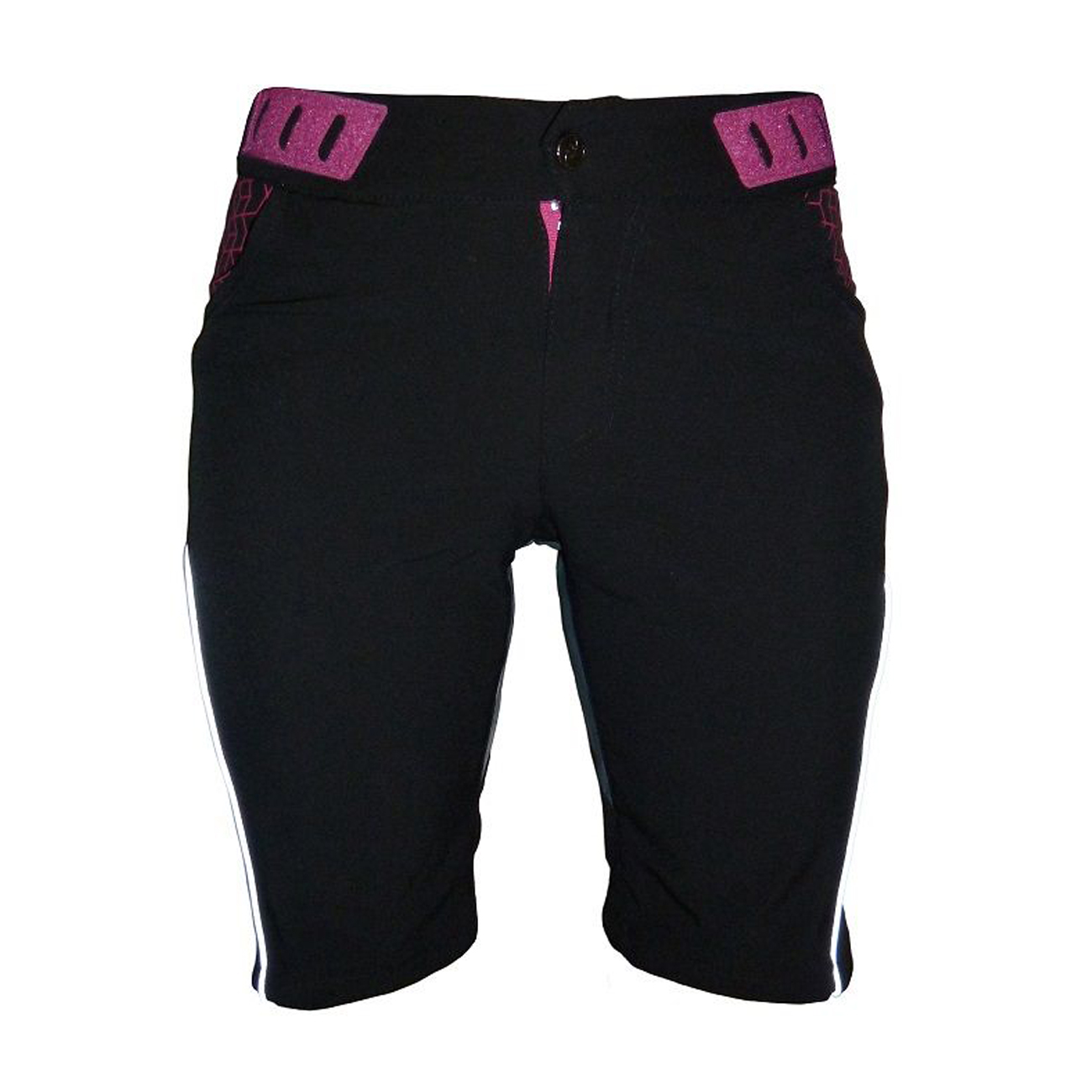 
                HAVEN Cyklistické nohavice krátke bez trakov - SINGLETRAIL LADY - čierna/ružová XS
            