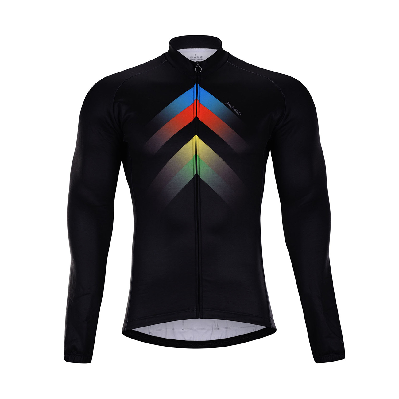 
                HOLOKOLO Cyklistický dres s dlhým rukávom zimný - HYPER WINTER  - čierna/viacfarebná XS
            
