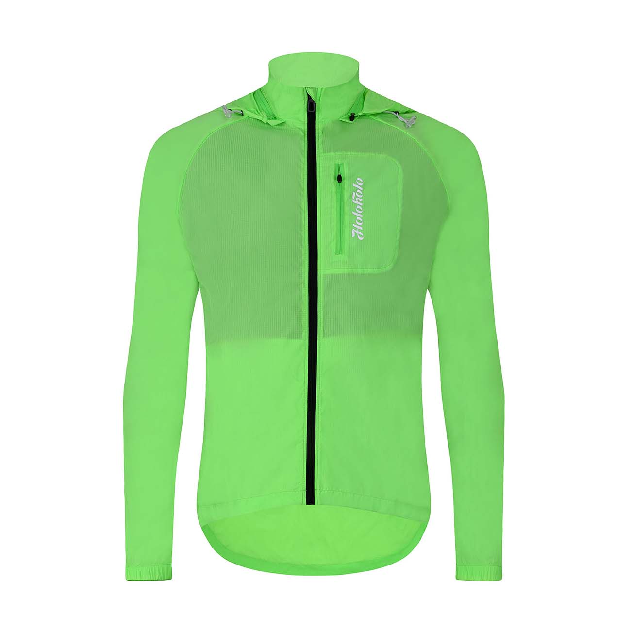 
                HOLOKOLO Cyklistická vetruodolná bunda - WIND/RAIN - zelená 4XL
            