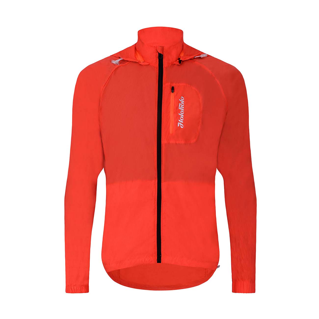 HOLOKOLO Cyklistická vetruodolná bunda - WIND/RAIN - červená M