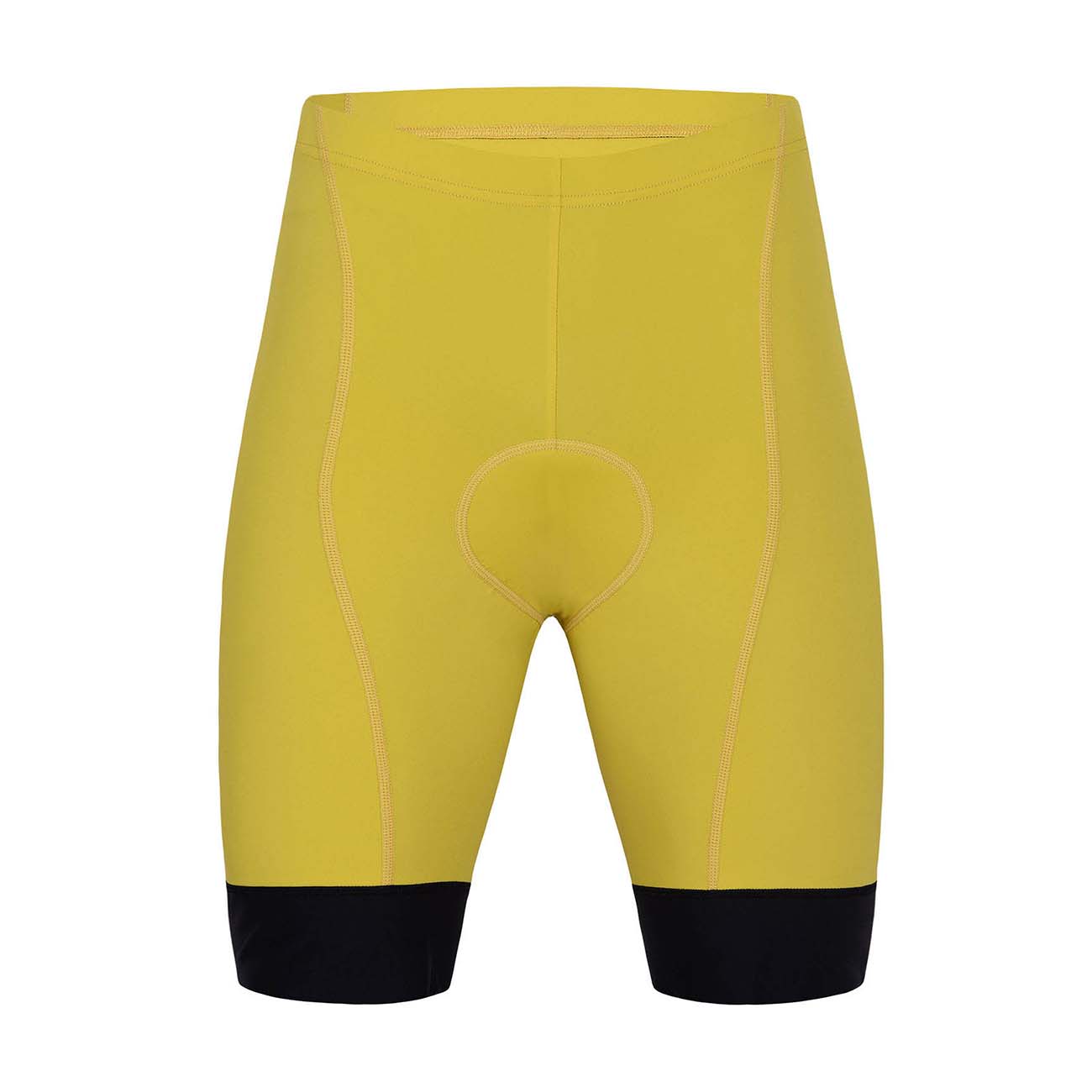 
                HOLOKOLO Cyklistické nohavice krátke bez trakov - ELITE - žltá/čierna M
            