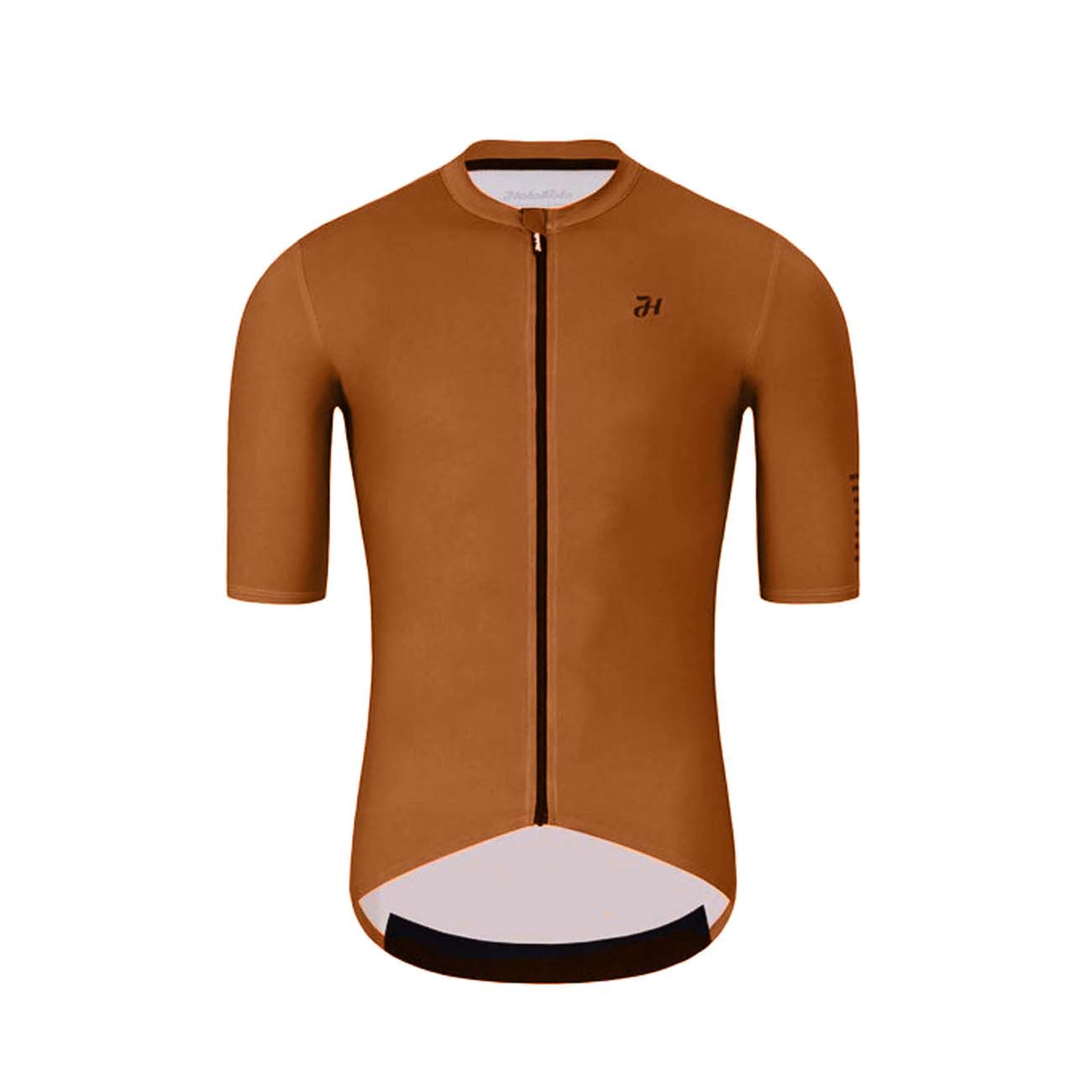 HOLOKOLO Cyklistický dres s krátkym rukávom - VICTORIOUS - hnedá