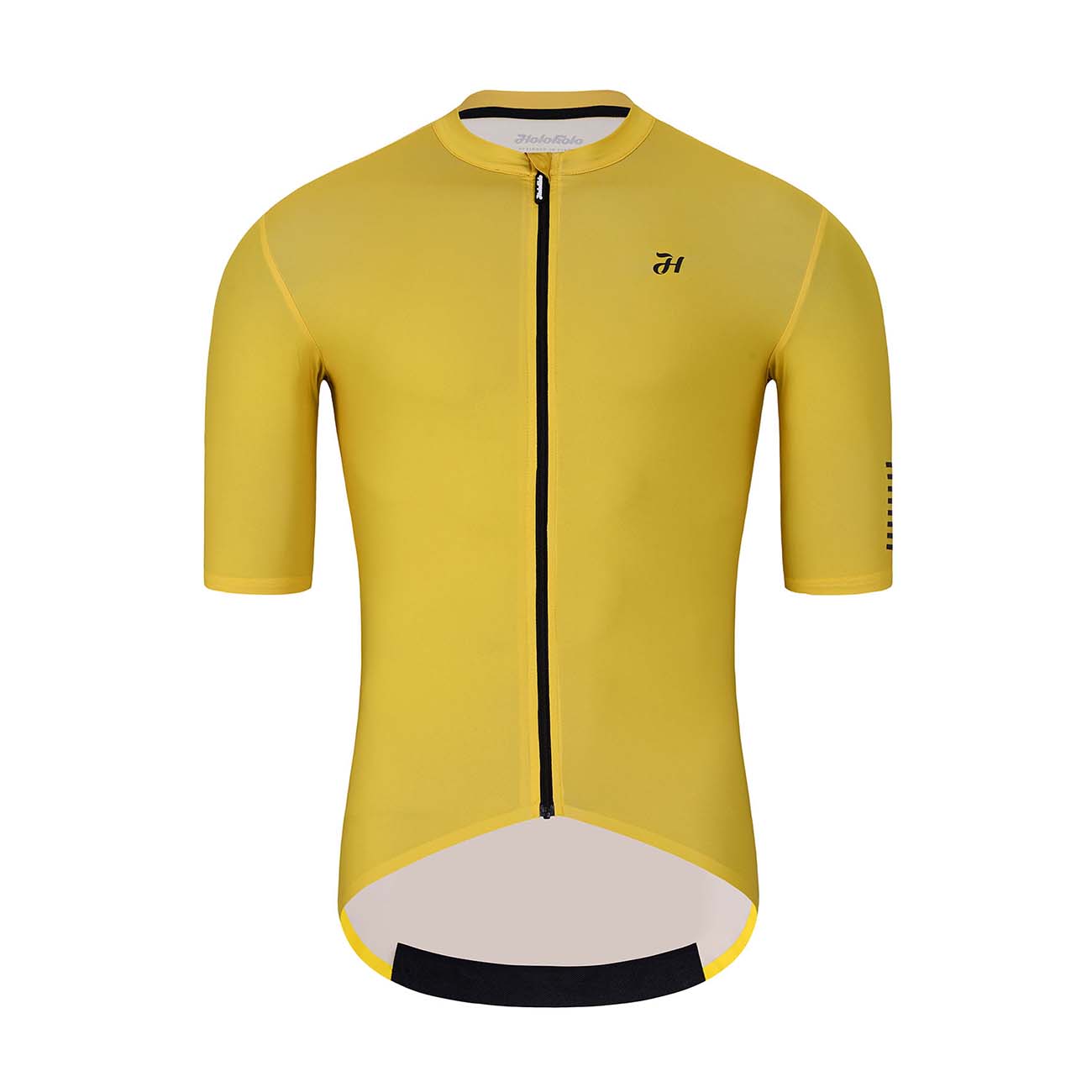 HOLOKOLO Cyklistický dres s krátkym rukávom - VICTORIOUS - žltá XS