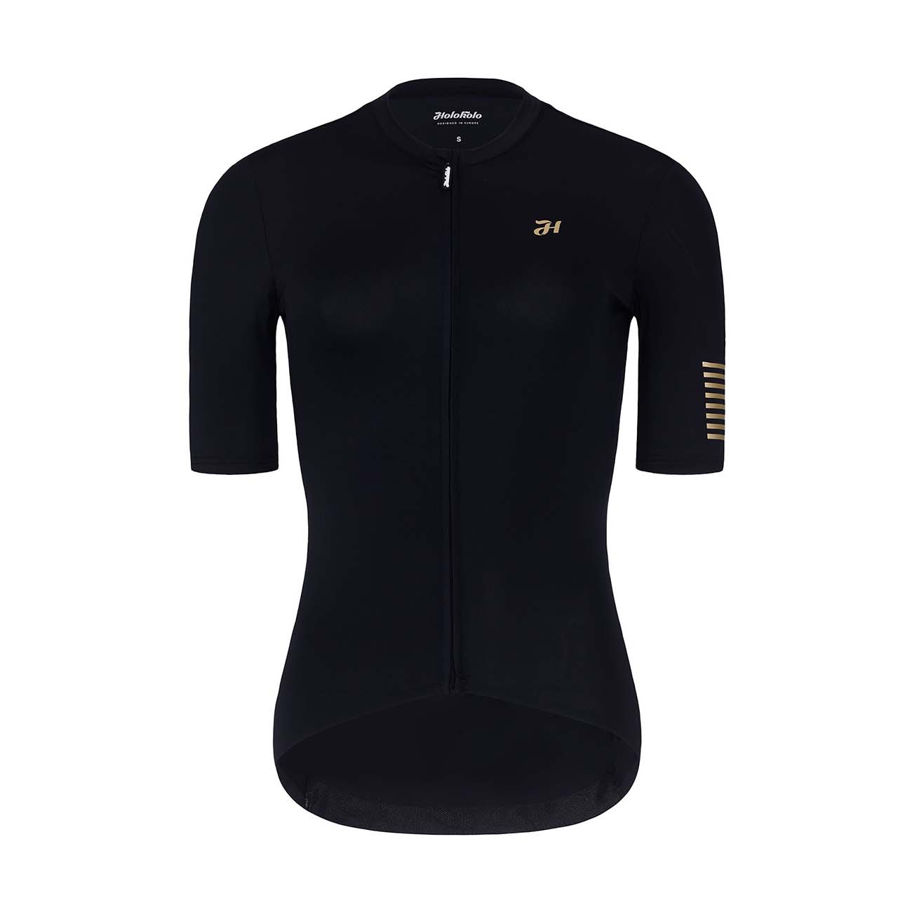 
                HOLOKOLO Cyklistický dres s krátkym rukávom - VICTORIOUS GOLD LADY - čierna XL
            