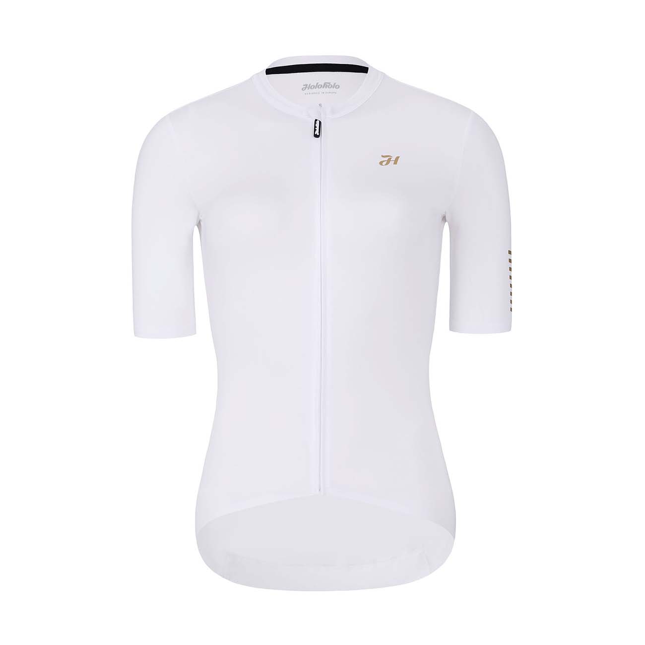 
                HOLOKOLO Cyklistický dres s krátkym rukávom - VICTORIOUS GOLD LADY - biela XL
            