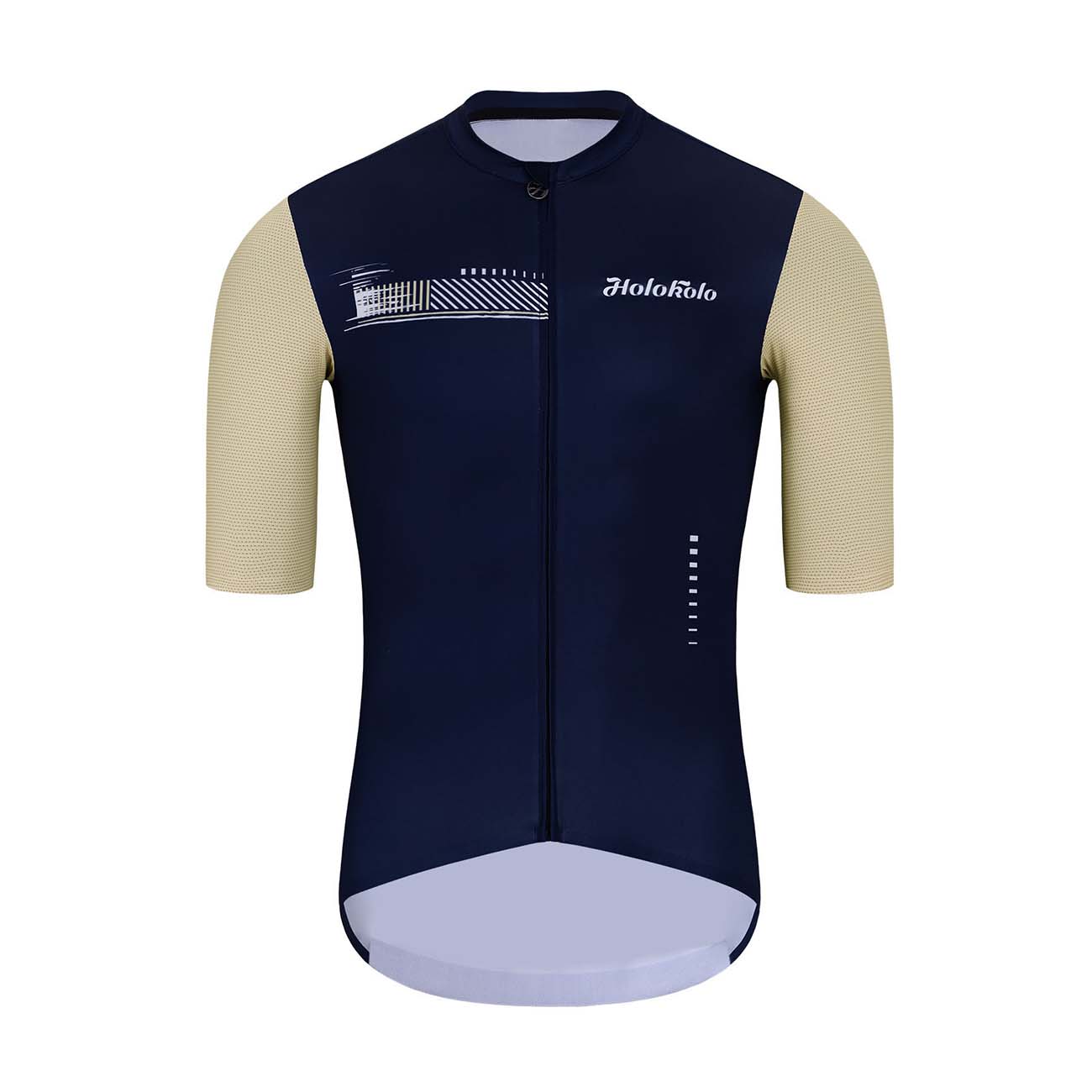 
                HOLOKOLO Cyklistický dres s krátkym rukávom - VIBES - modrá/ivory
            