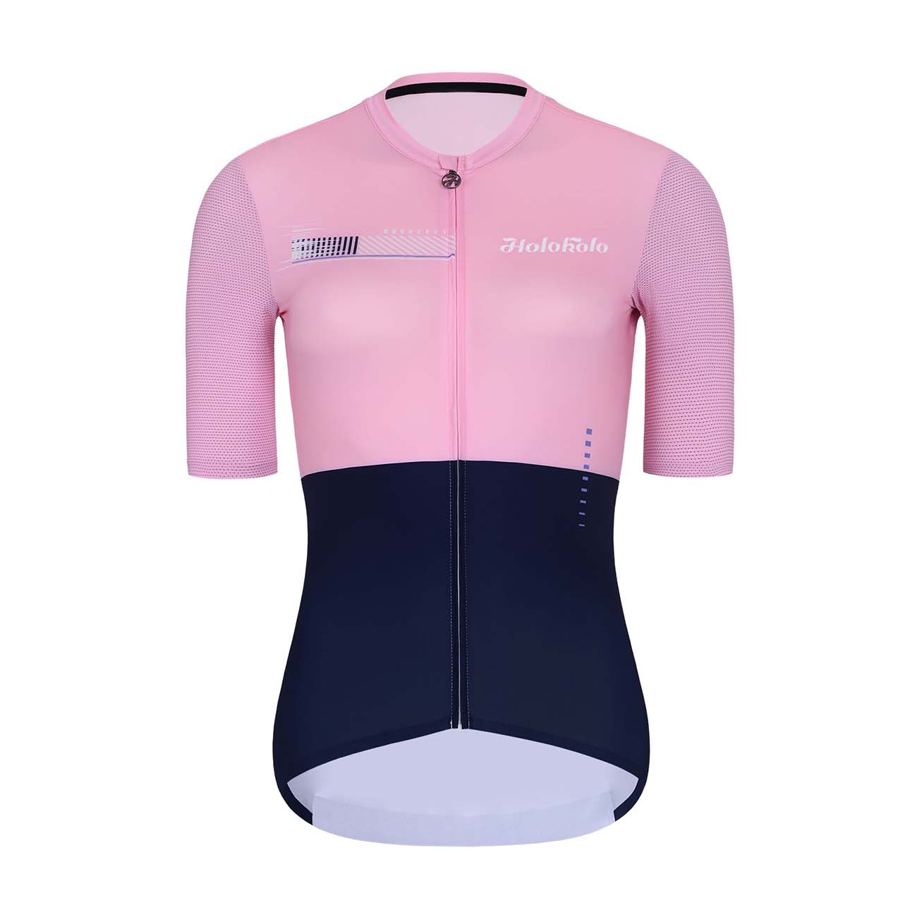 
                HOLOKOLO Cyklistický dres s krátkym rukávom - VIBES LADY - ružová/modrá XL
            