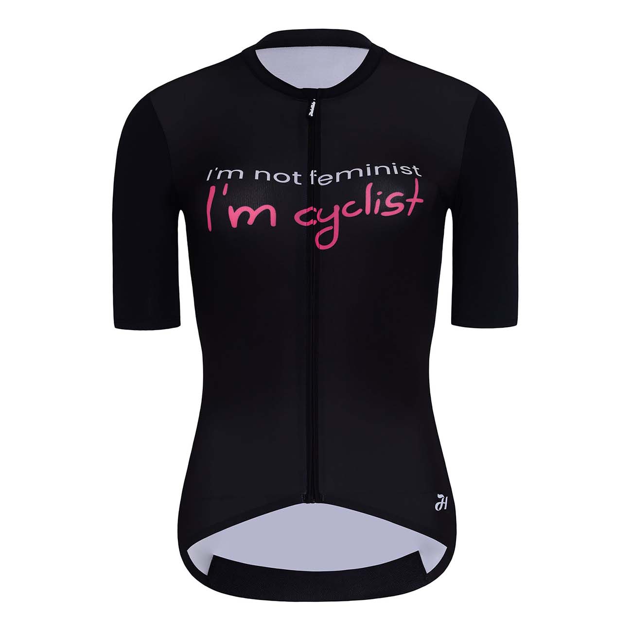
                HOLOKOLO Cyklistický dres s krátkym rukávom - CYCLIST ELITE LADY - čierna/biela/ružová L
            