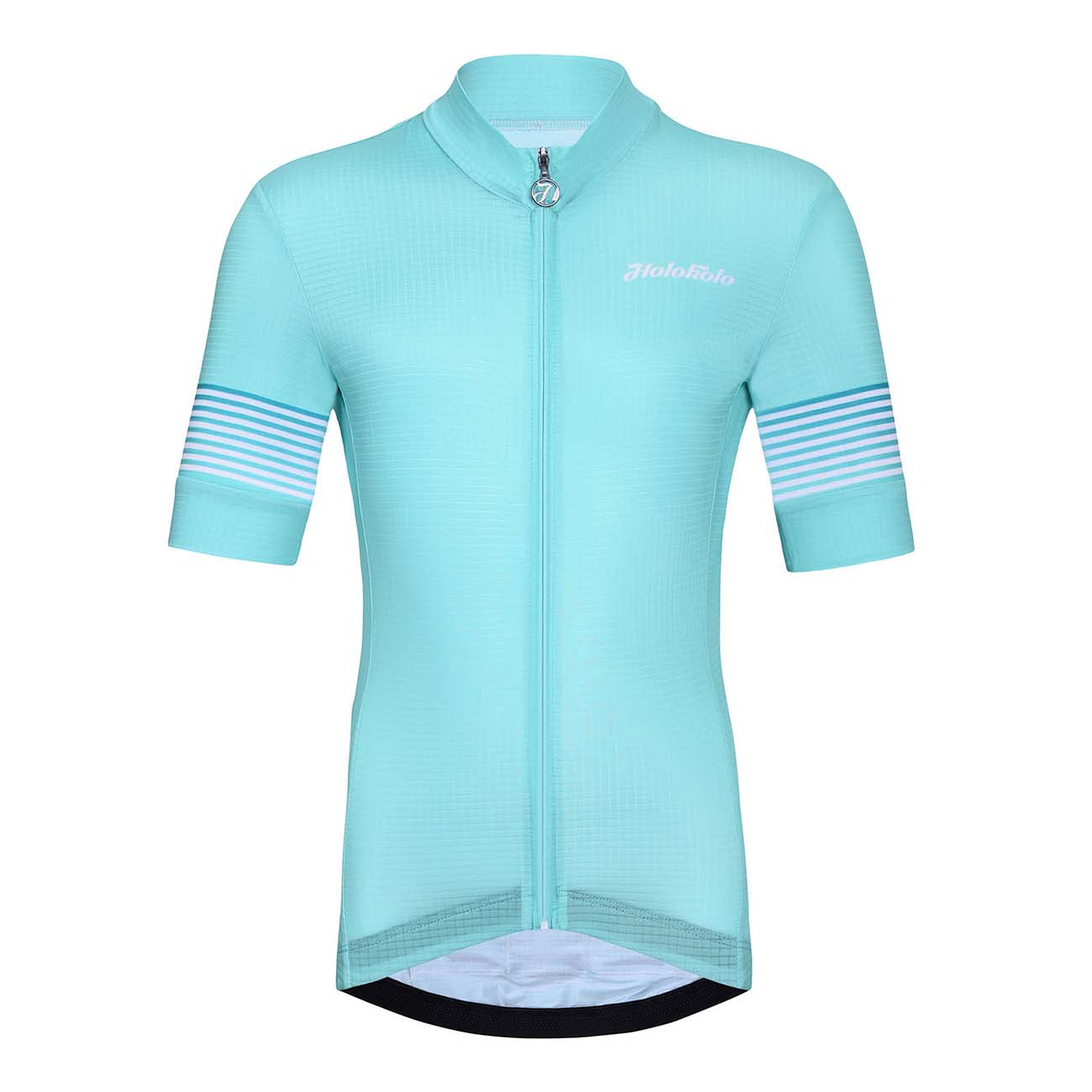 HOLOKOLO Cyklistický dres s krátkym rukávom - FLOW JUNIOR - viacfarebná/modrá
