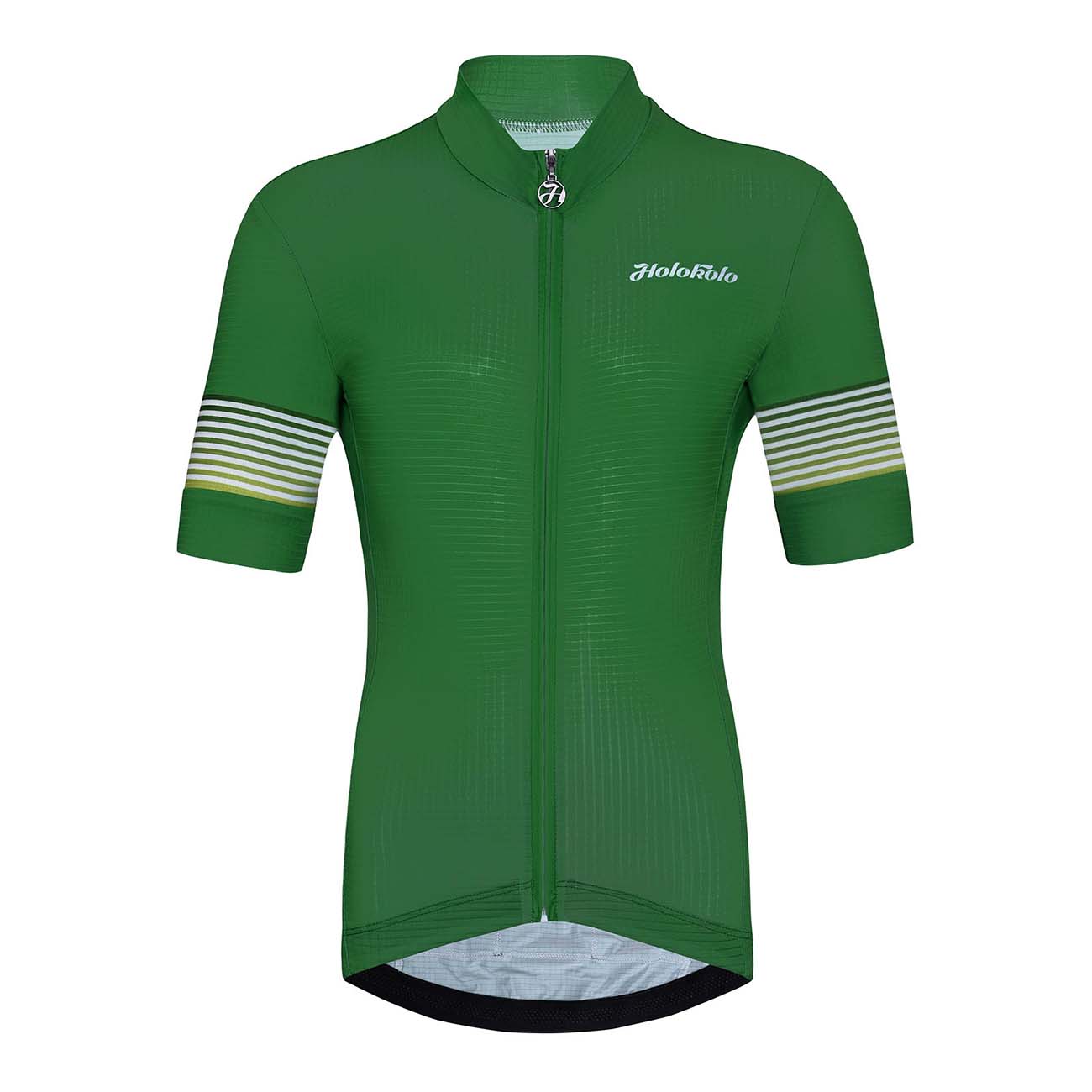 
                HOLOKOLO Cyklistický dres s krátkym rukávom - FLOW JUNIOR - viacfarebná/zelená M-145cm
            