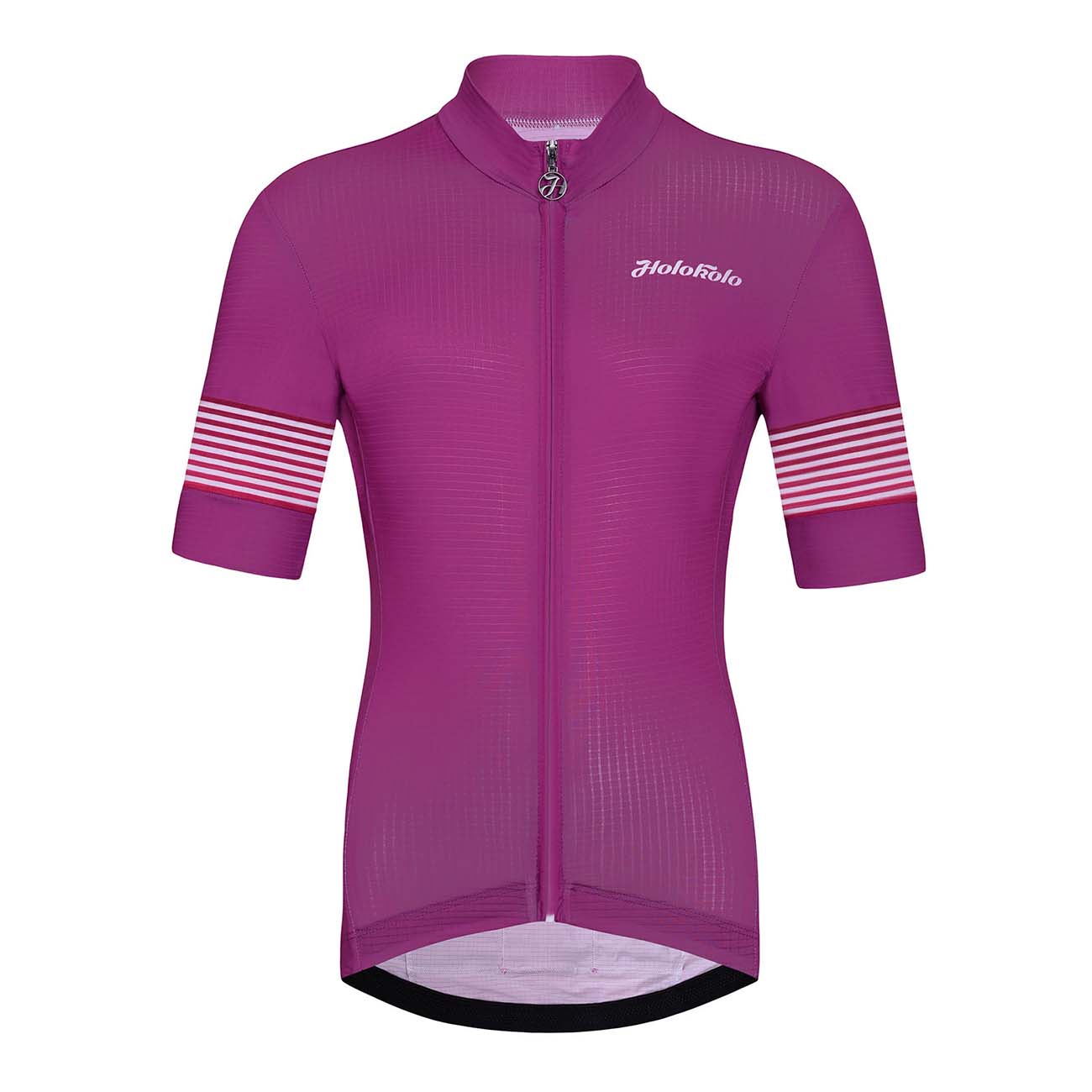 HOLOKOLO Cyklistický dres s krátkym rukávom - FLOW JUNIOR - ružová/viacfarebná