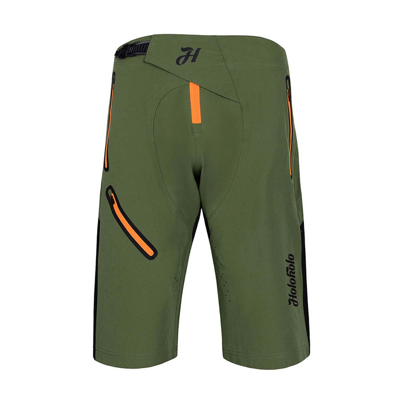 
                HOLOKOLO Cyklistické nohavice krátke bez trakov - TRAILBLAZE - zelená XL
            