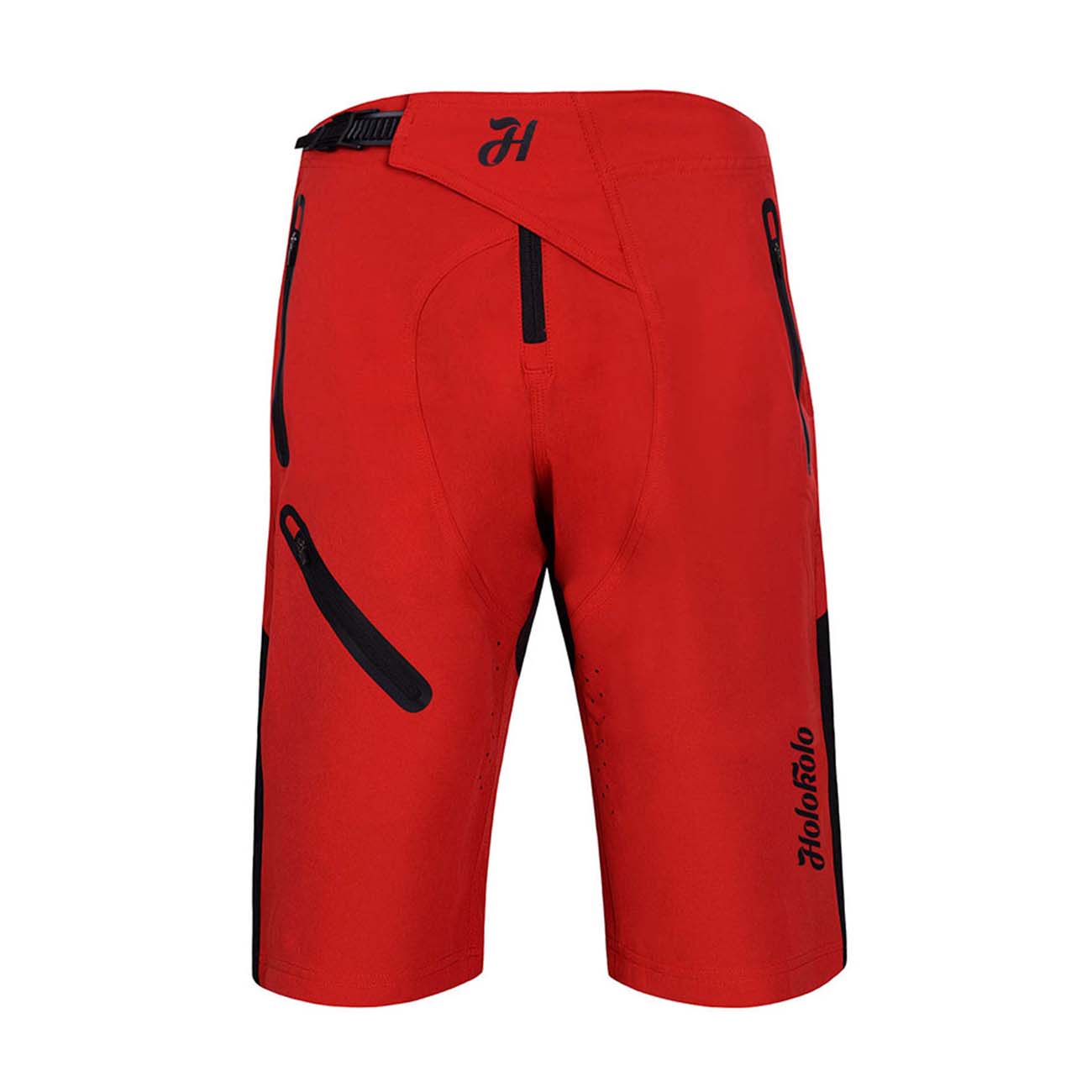 
                HOLOKOLO Cyklistické nohavice krátke bez trakov - TRAILBLAZE - červená XL
            