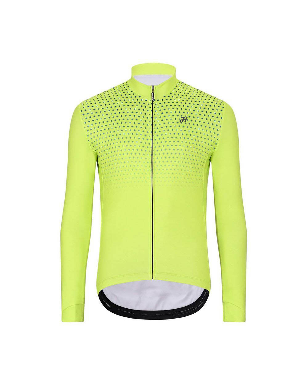 HOLOKOLO Cyklistický dres s dlhým rukávom zimný - STARLIGHT WINTER - žltá