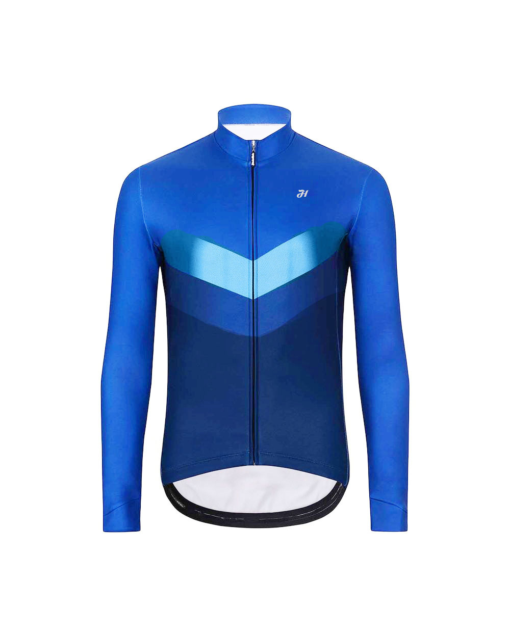 HOLOKOLO Cyklistický dres s dlhým rukávom zimný - ARROW WINTER - modrá
