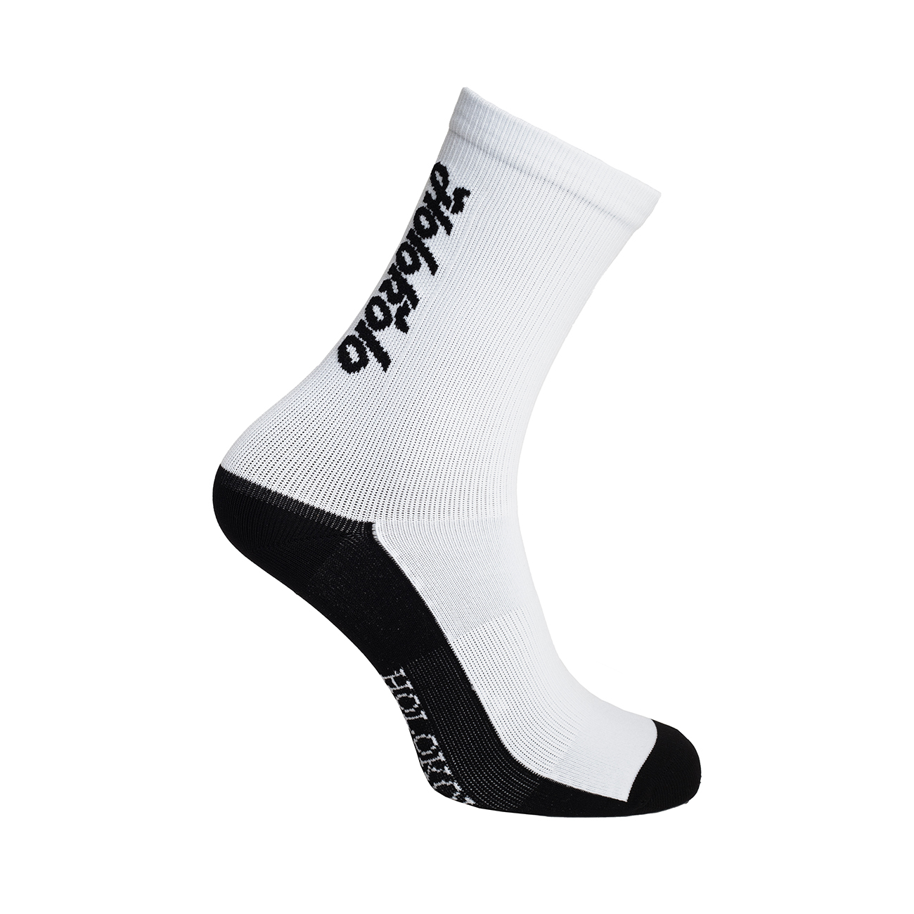 
                HOLOKOLO Cyklistické ponožky klasické - LINEAL - čierna/biela UNI
            
