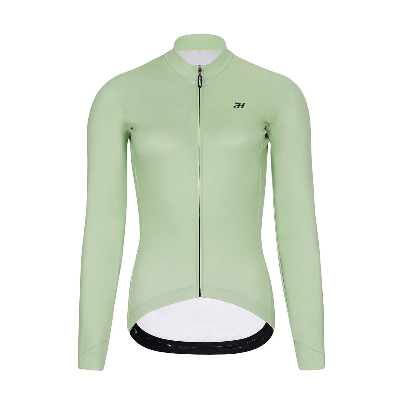 HOLOKOLO Cyklistický dres s dlhým rukávom zimný - PHANTOM LADY WINTER - svetlo zelená