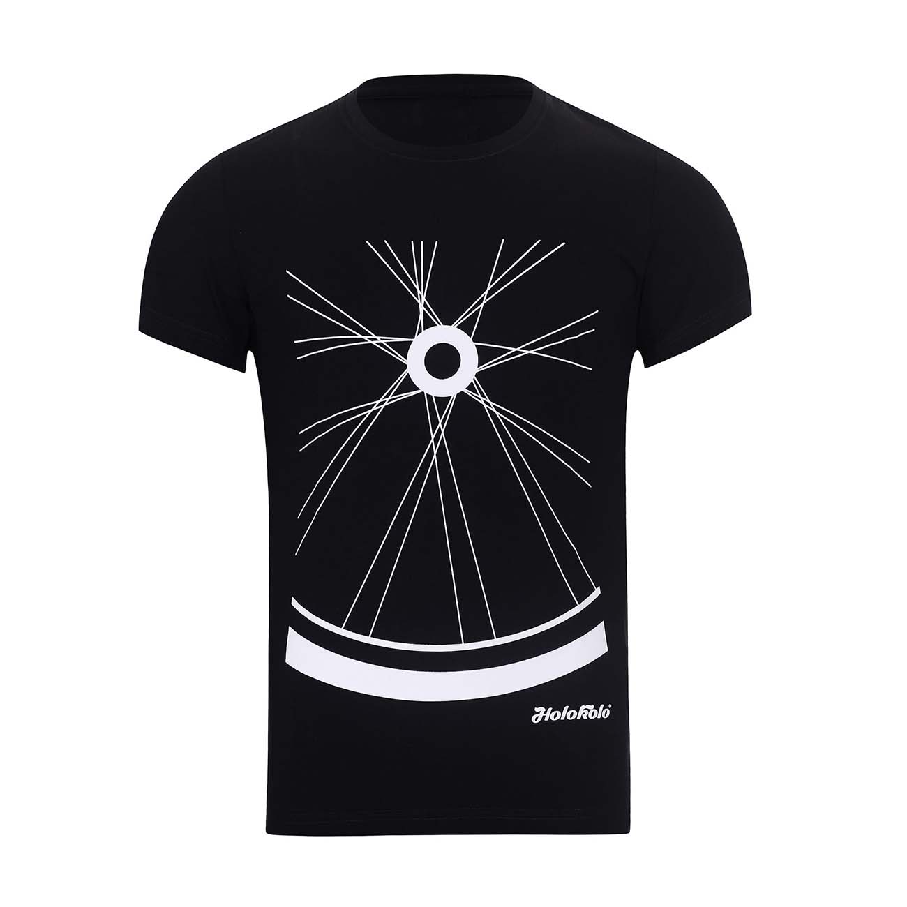 
                NU. BY HOLOKOLO Cyklistické tričko s krátkym rukávom - RIDE THIS WAY II. - čierna XS
            