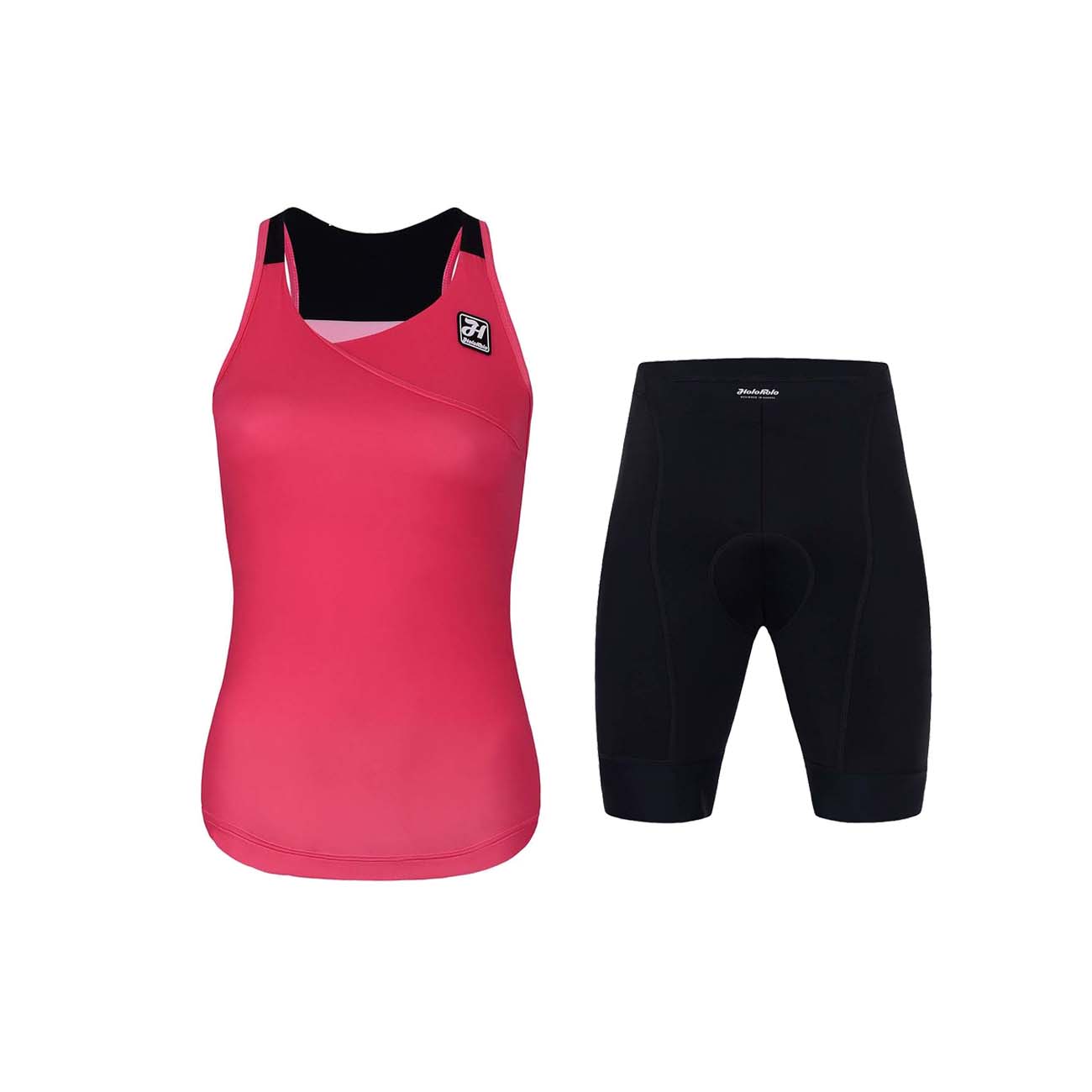 
                HOLOKOLO top a krátke nohavice - ENERGY LADY - čierna/ružová
            