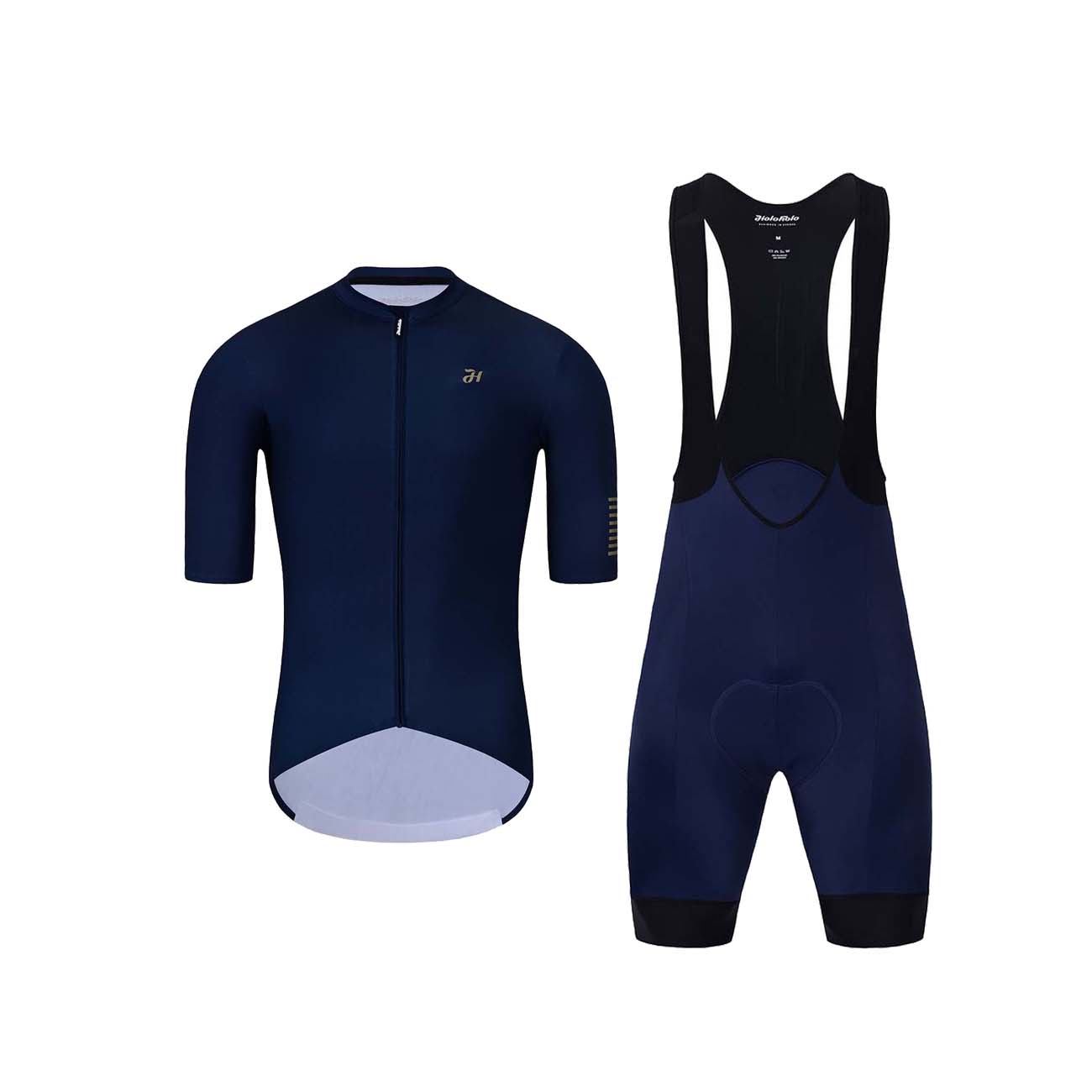 
                HOLOKOLO Cyklistický krátky dres a krátke nohavice - VICTORIOUS GOLD - modrá
            