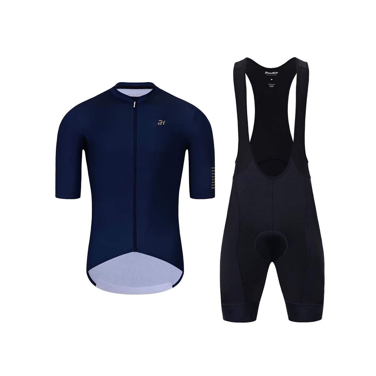 
                HOLOKOLO Cyklistický krátky dres a krátke nohavice - VICTORIOUS GOLD - modrá/čierna
            