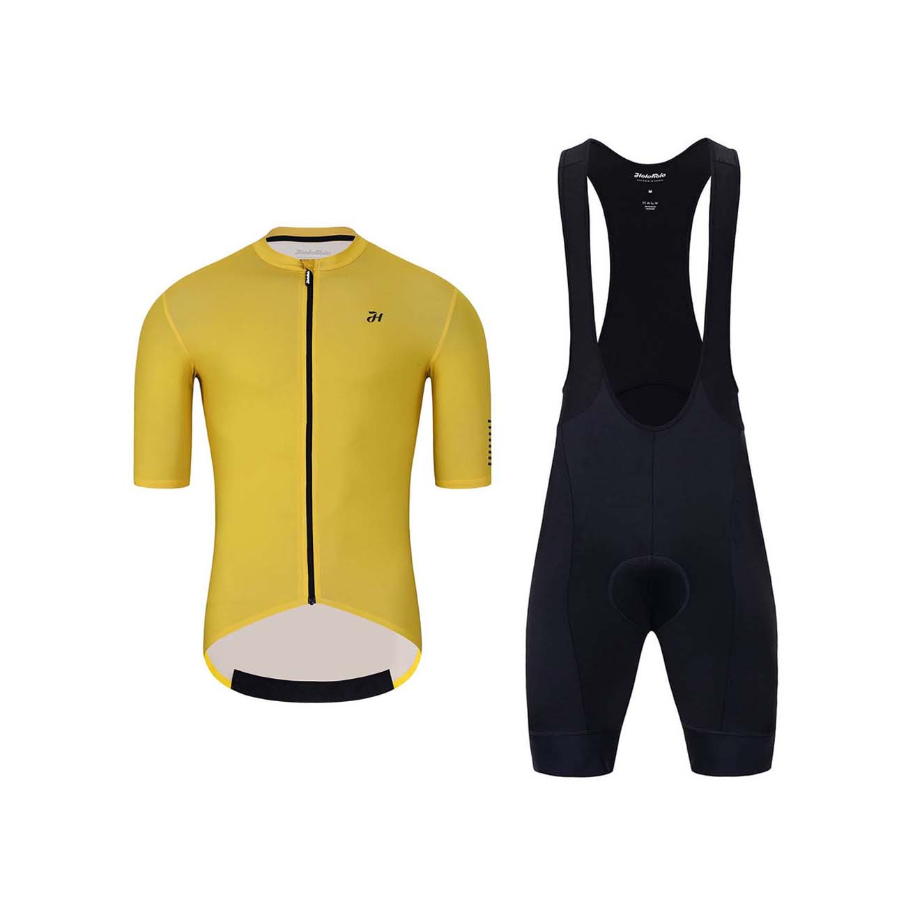 
                HOLOKOLO Cyklistický krátky dres a krátke nohavice - VICTORIOUS - čierna/žltá
            