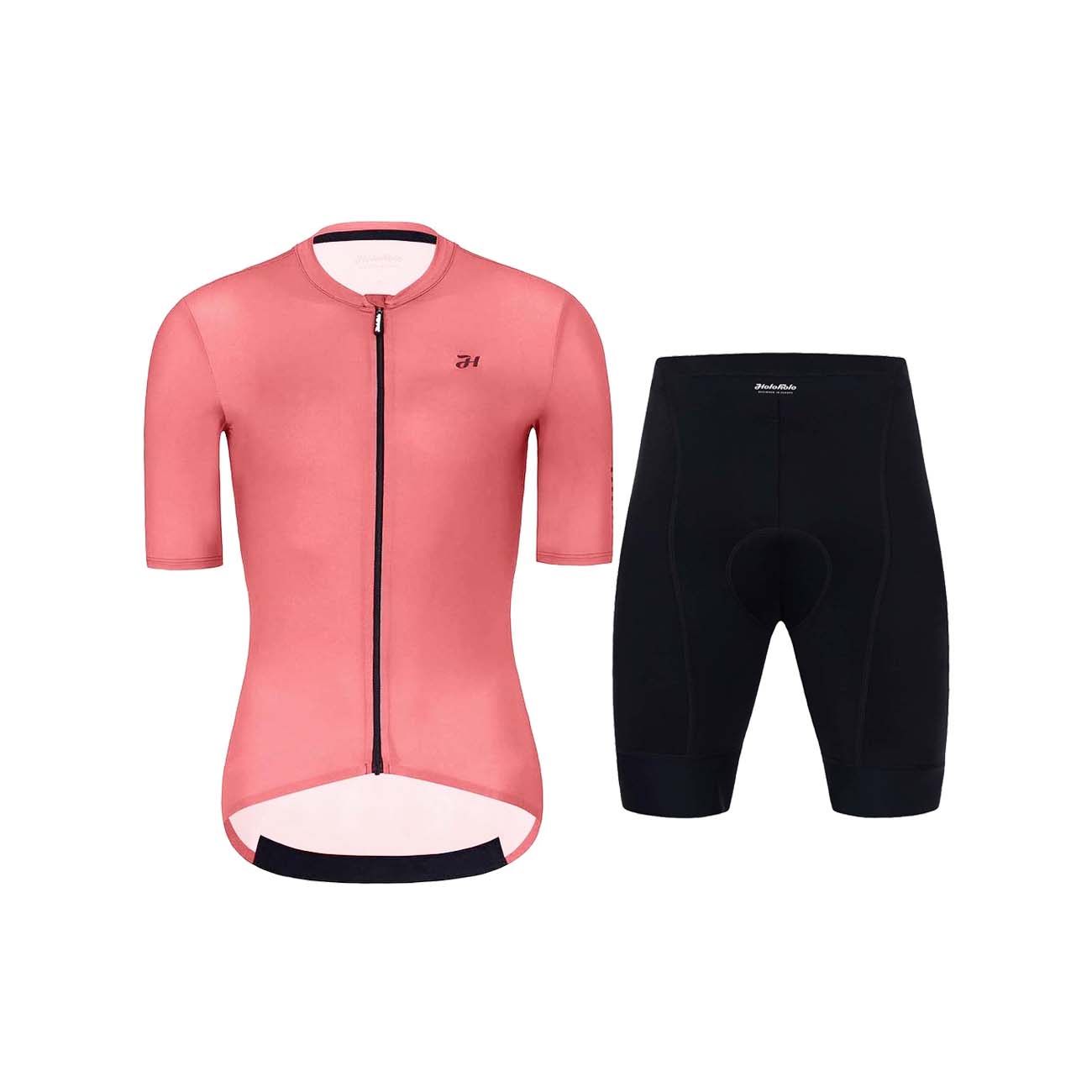HOLOKOLO Cyklistický krátky dres a krátke nohavice - VICTORIOUS LADY - čierna/červená