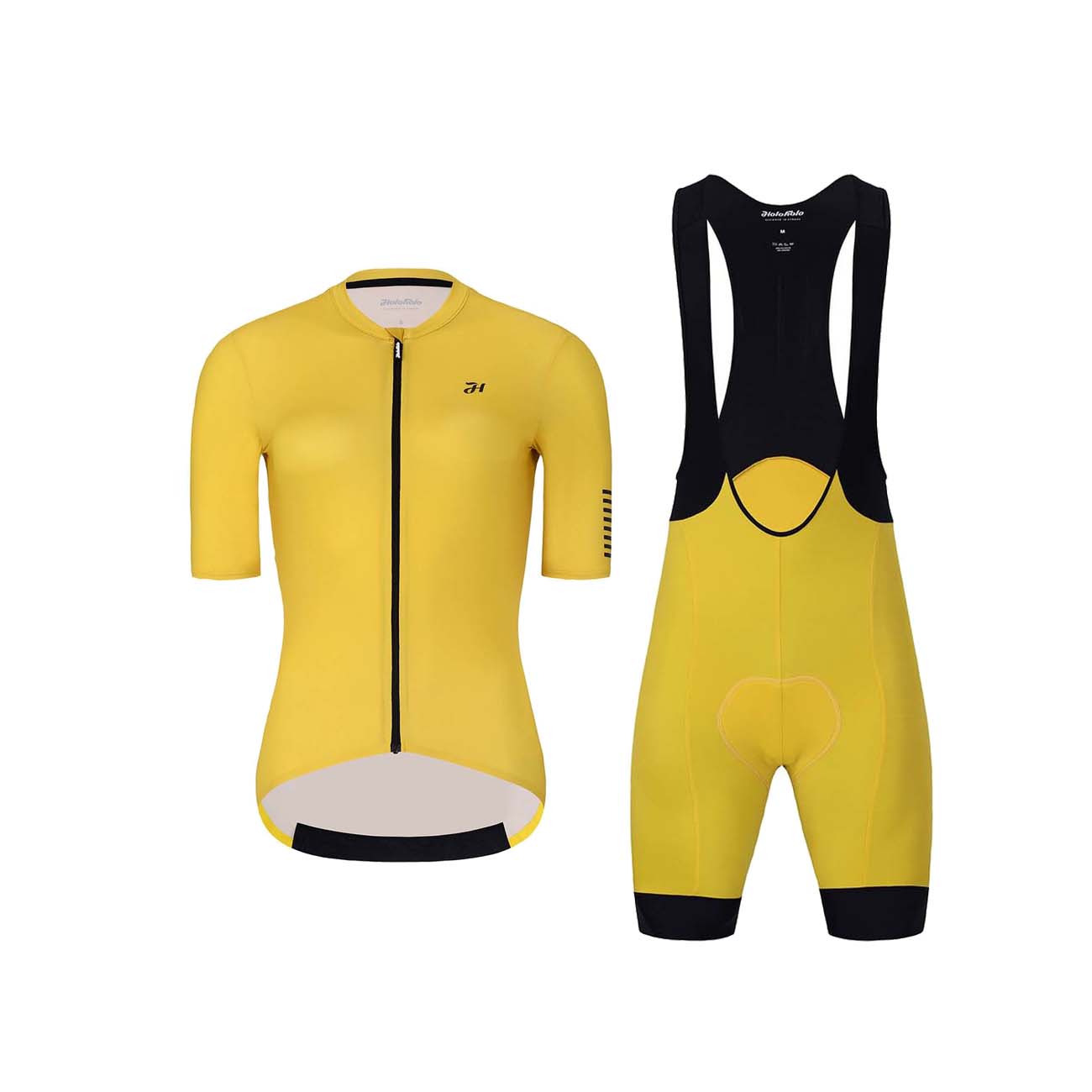 
                HOLOKOLO Cyklistický krátky dres a krátke nohavice - VICTORIOUS LADY - žltá
            