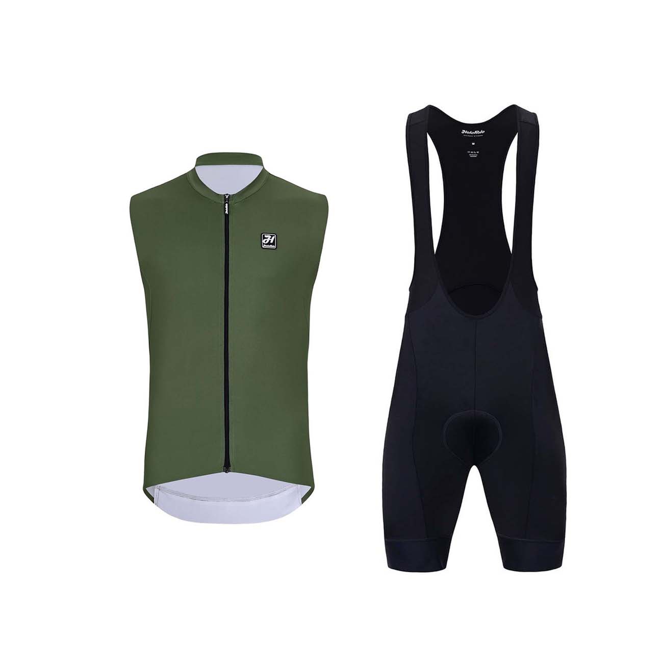 
                HOLOKOLO dres bez rukávov a krátke nohavice - AIRFLOW - zelená/čierna
            