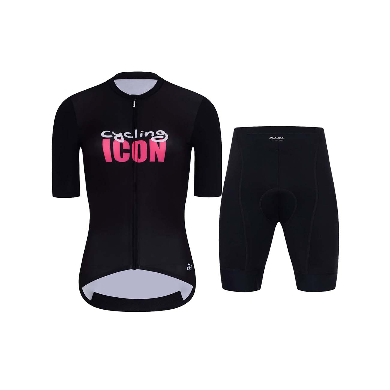 
                HOLOKOLO Cyklistický krátky dres a krátke nohavice - ICON ELITE LADY - čierna
            