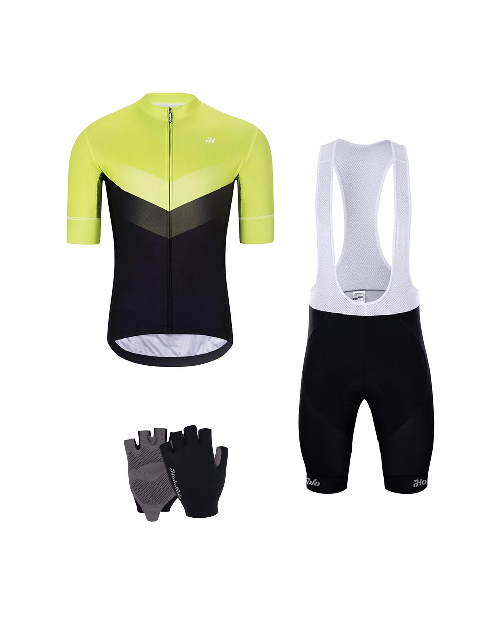 HOLOKOLO Cyklistický mega set - ARROW II - zelená/čierna