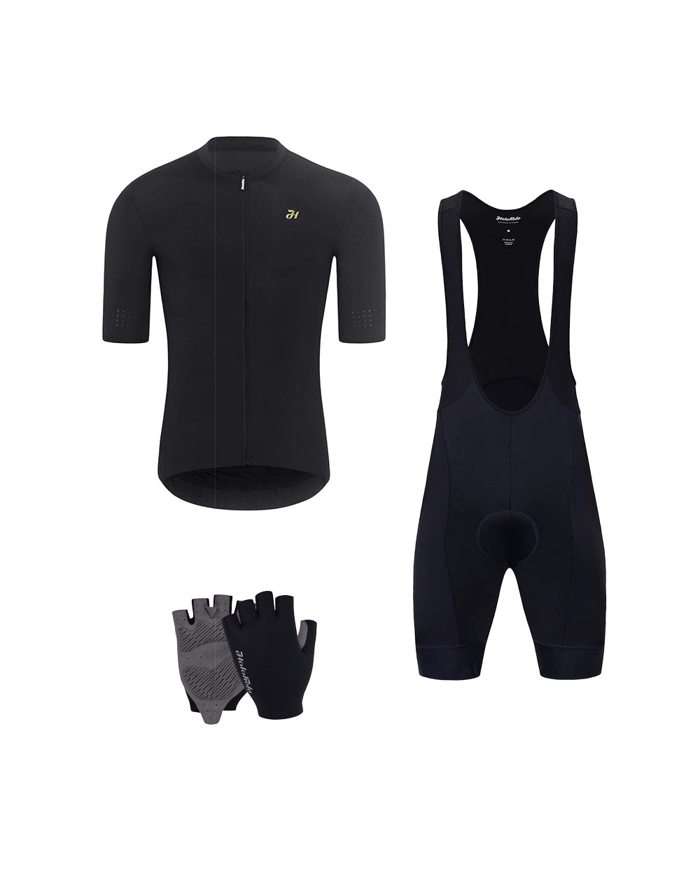 HOLOKOLO Cyklistický mega set - EYELET - čierna