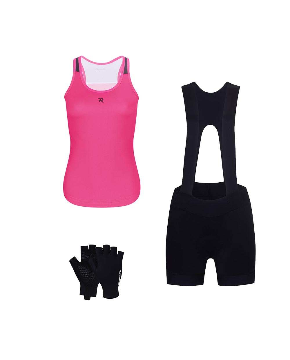 RIVANELLE Cyklistický mega set - SPARK - čierna/ružová