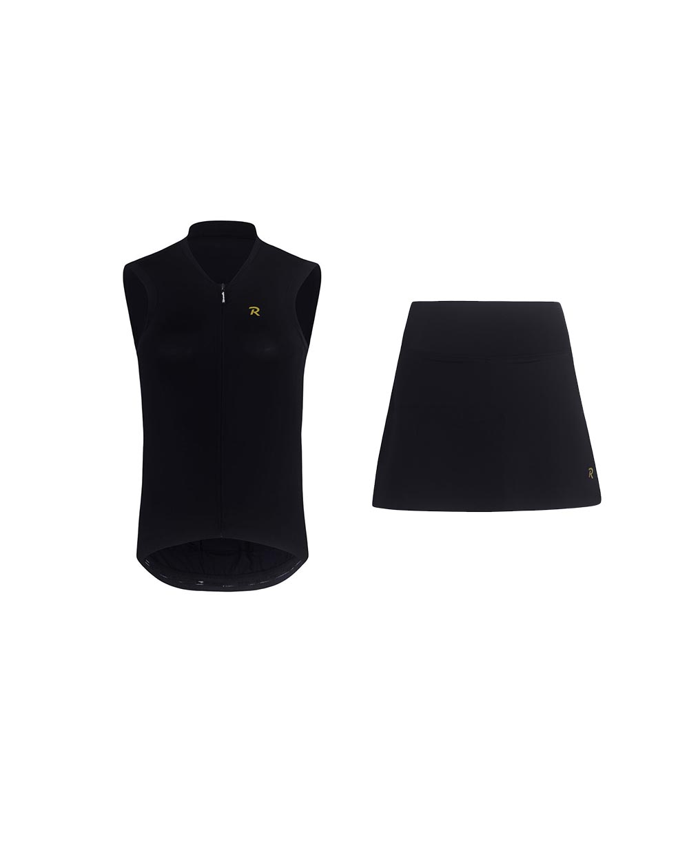 RIVANELLE BY HOLOKOLO Cyklistický krátky dres a krátke nohavice - PURE - čierna