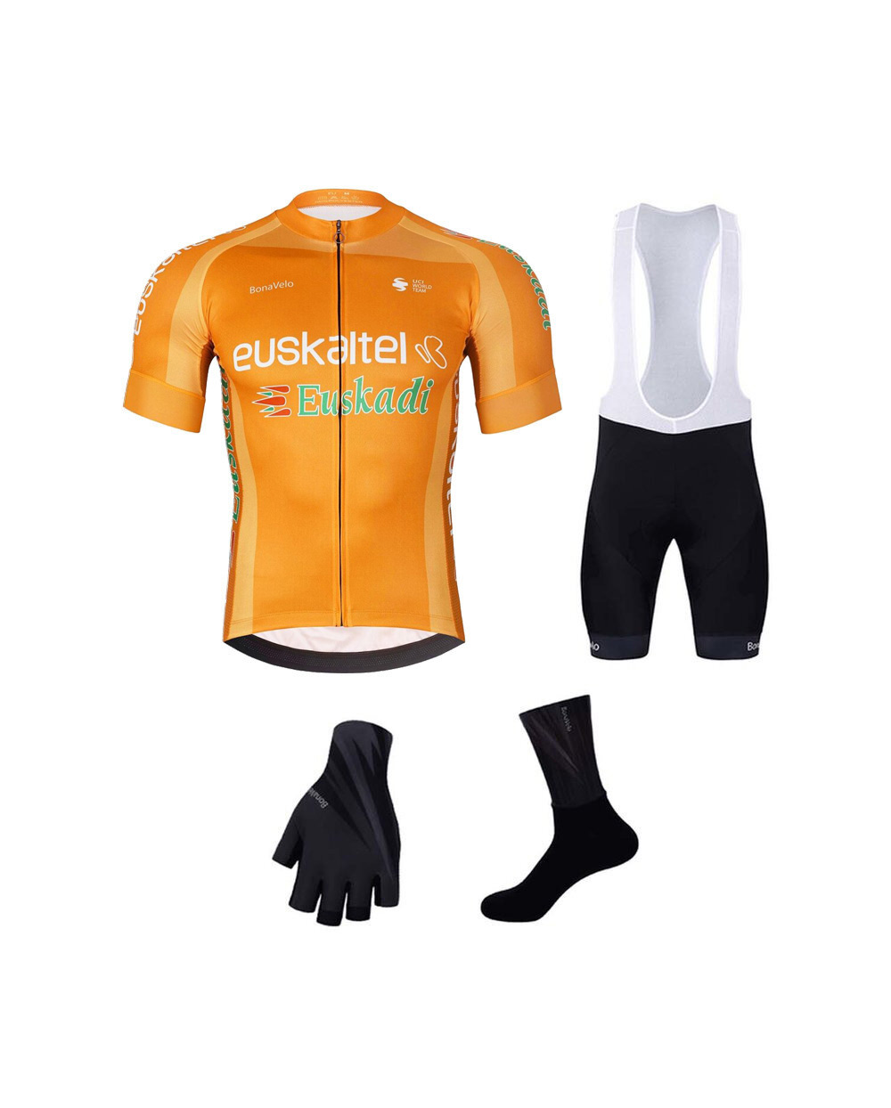 BONAVELO Cyklistický mega set - EUSKALTEL - EUSKADI - čierna/oranžová/biela