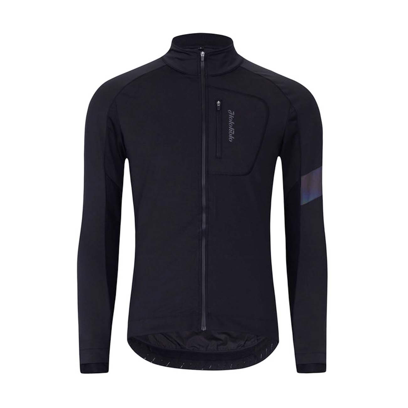 HOLOKOLO Cyklistická zateplená bunda - 2in1 WINTER - čierna