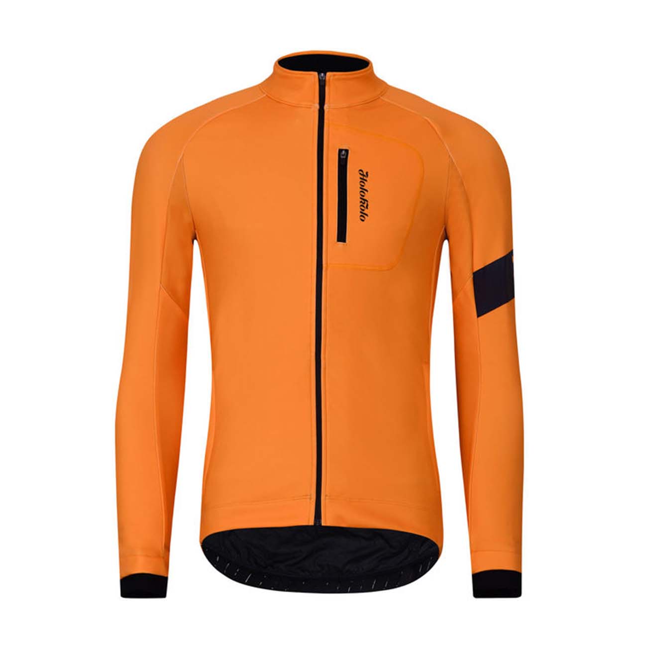 
                HOLOKOLO Cyklistická zateplená bunda - 2in1 WINTER - oranžová XS
            